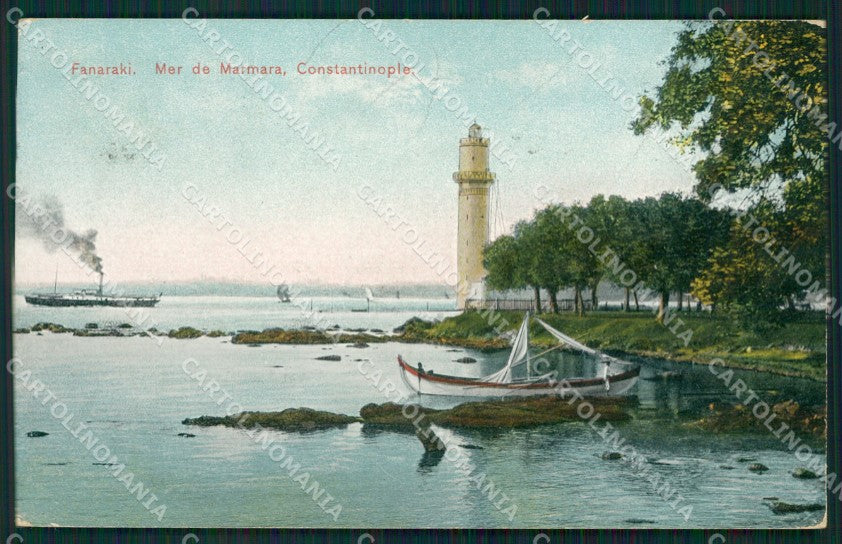 Turkey Constantinople Turkish Stamp postcard XC0894 – fronte