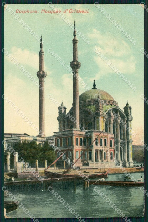 Turkey Bosphore Turkish Stamp postcard XC0909 – fronte
