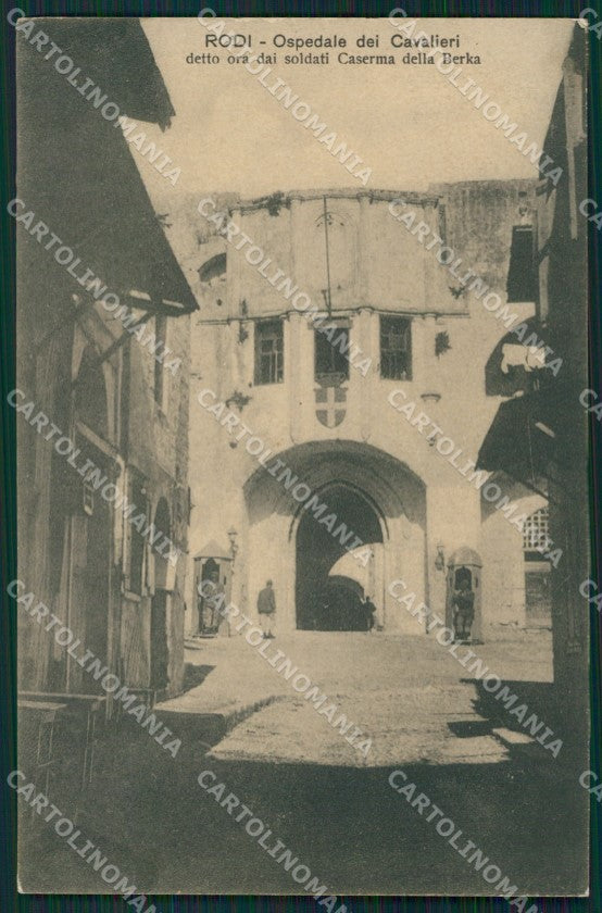 Greece Rodi Caserma Berka postcard XC1010 – fronte