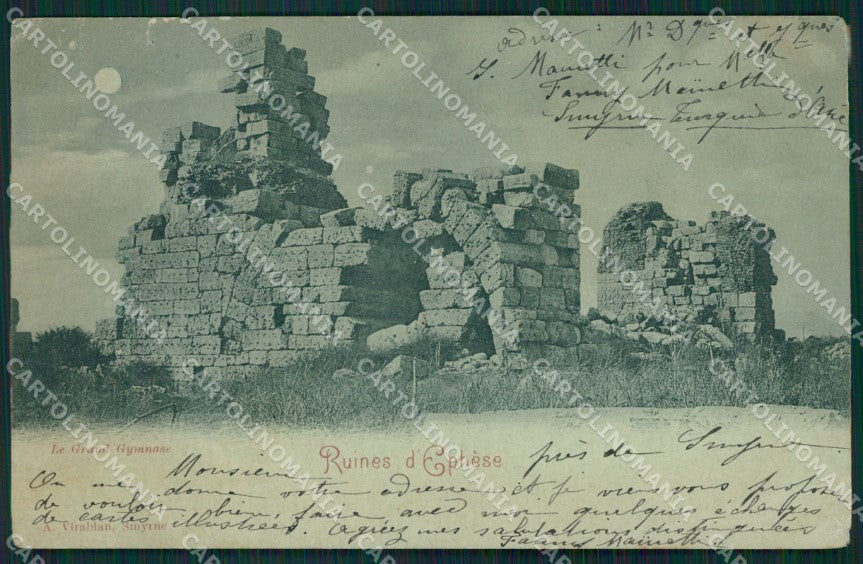 Turkey Ephese Efeso CREASES postcard XC1017 – fronte