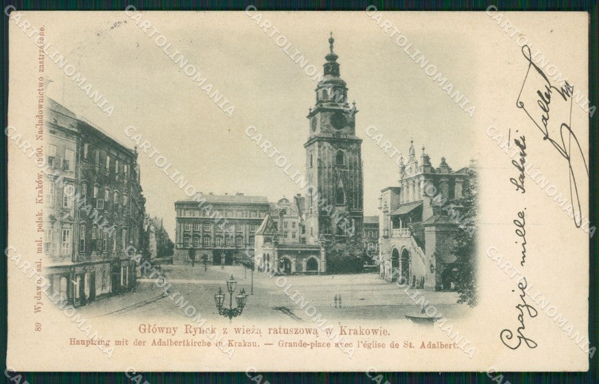 Poland Krakow Krakau Austrian Stamp postcard XC1089 – fronte