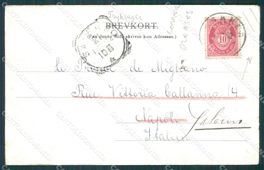 Norge Norway Hardanger Buarbrae Stamp Glacier postcard XC1147 – retro