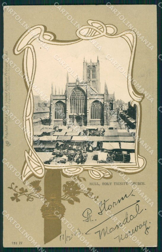 Great Britain East Riding Yorkshire Kingston upon Hull Church postcard XC1190 – fronte