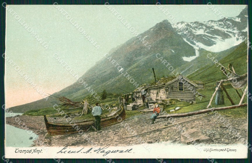 Norge Norway Tromso Amt postcard XC1193 – fronte