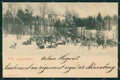Sweden Sverige Fran Lappmarken CORNER CREASE postcard XC1194 – fronte