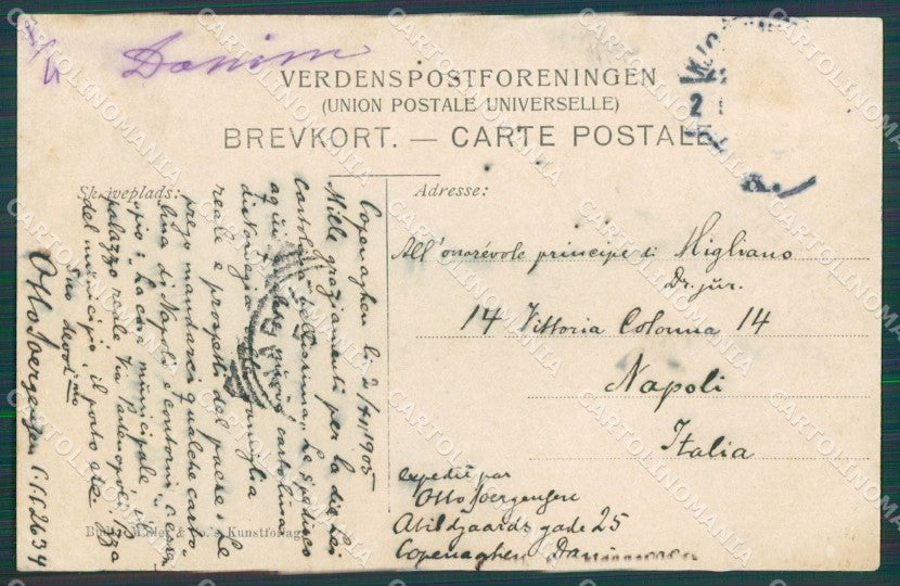 Norge Norway Royalty Stamp Real Photo postcard XC1199 – retro