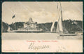 Norge Norway Oslo Christiania Stamp CORNER CREASES postcard XC1214 – fronte
