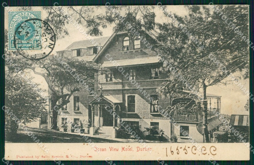 South Africa Durban Stamp postcard XC1242 – fronte