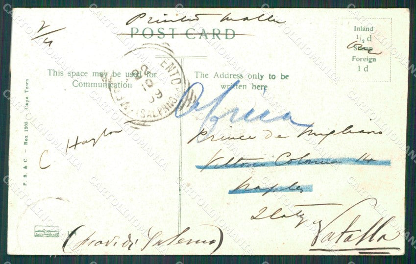 South Africa Durban Stamp postcard XC1244 – retro