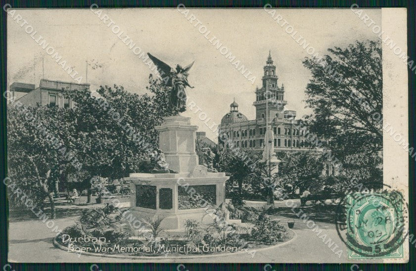 South Africa Durban Stamp postcard XC1245 – fronte