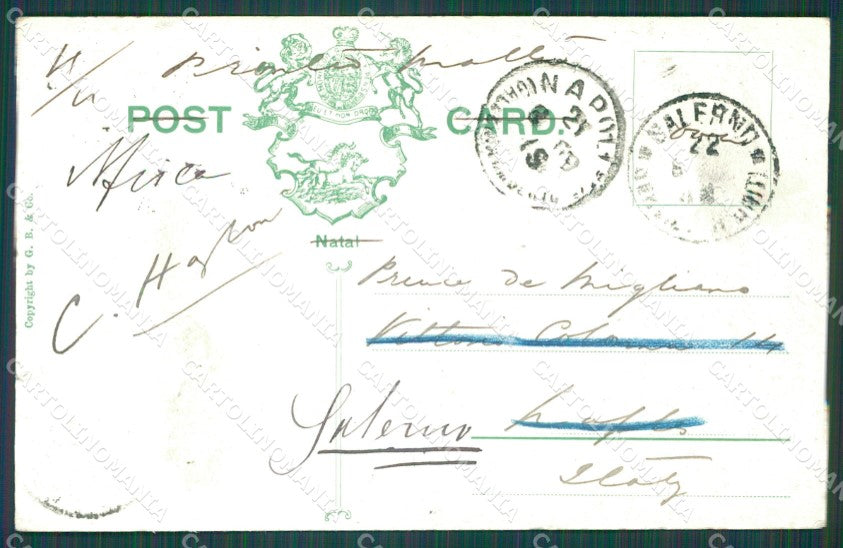 South Africa Durban Stamp postcard XC1245 – retro