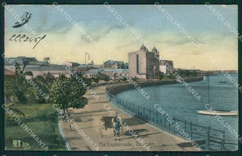 South Africa Durban Stamp postcard XC1246 – fronte