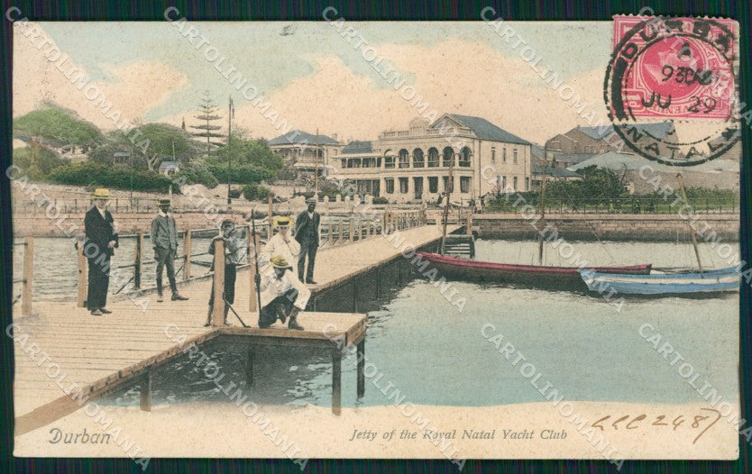 South Africa Durban Stamp postcard XC1247 – fronte