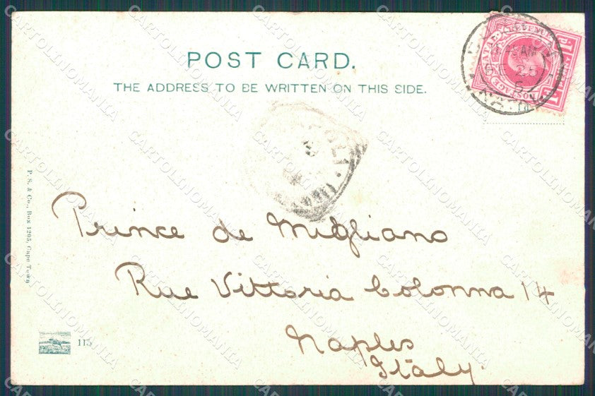 South Africa Durban Stamp postcard XC1253 – retro