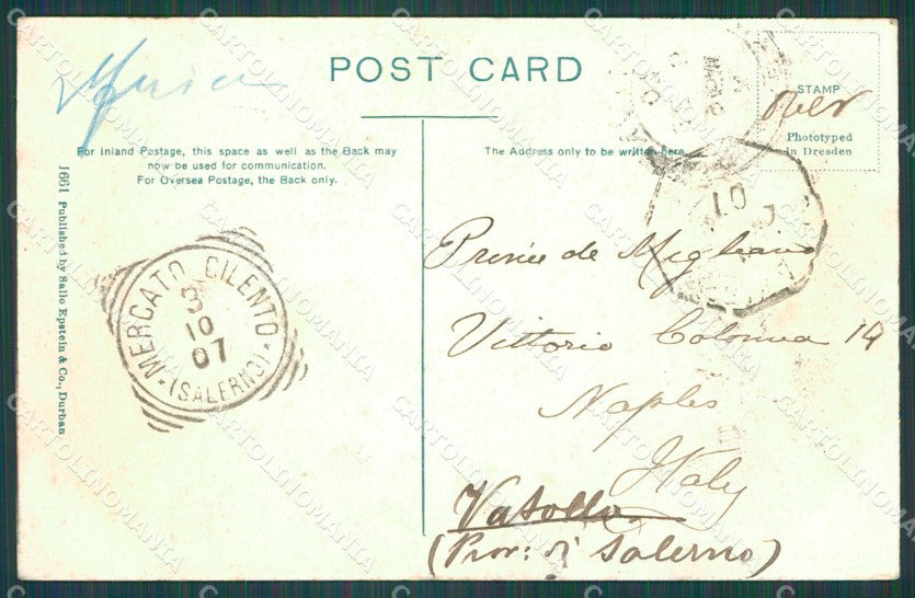 South Africa Durban Ethnic Stamp postcard XC1265 – retro