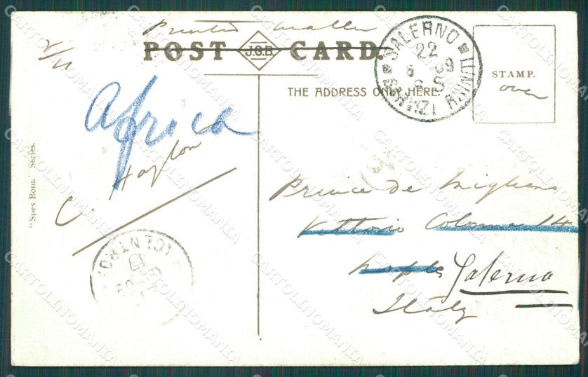 South Africa Cape Town Stamp CORNER CREASES postcard XC1275 – retro