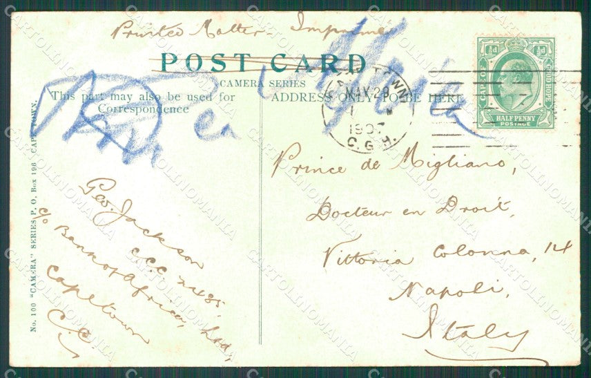 South Africa Cape Town Stamp Post Office postcard XC1278 – retro