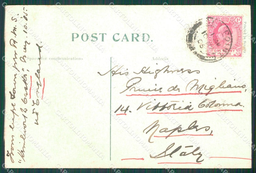 South Africa Cape Town Stamp postcard XC1279 – retro