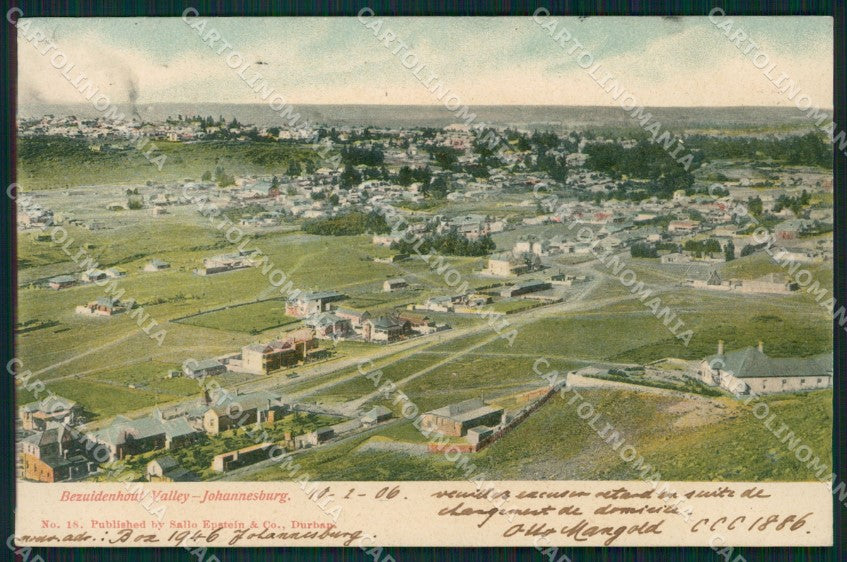 South Africa Johannesburg Stamp postcard XC1280 – fronte