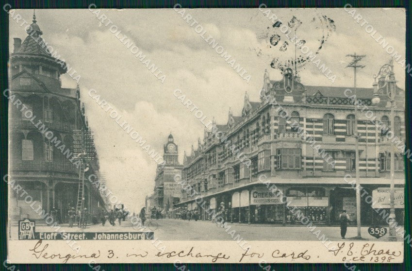 South Africa Johannesburg Stamp postcard XC1281 – fronte