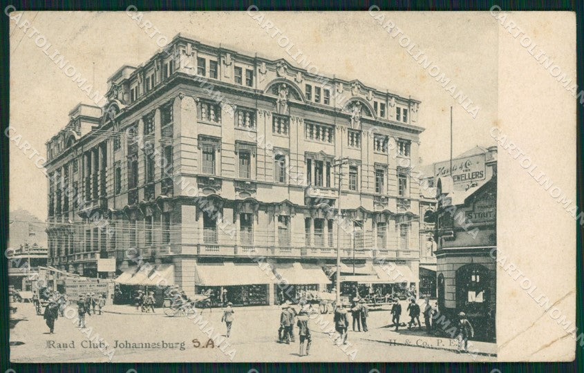 South Africa Johannesburg Stamp CORNER CREASES postcard XC1282 – fronte