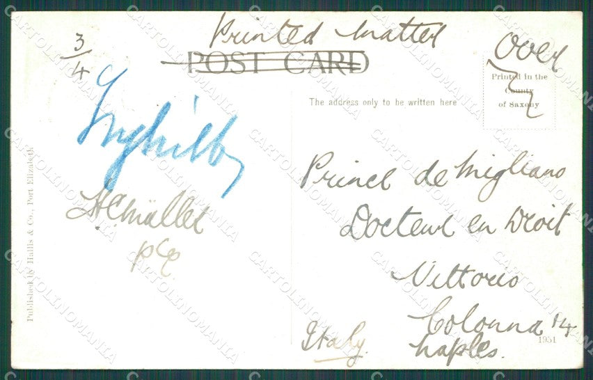South Africa Port Elizabeth Stamp postcard XC1290 – retro