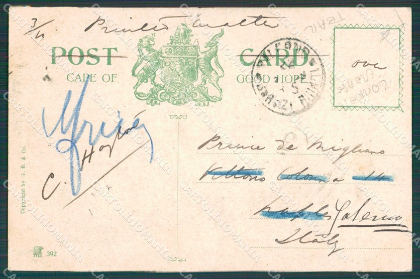 South Africa Port Elizabeth Anglo Boer War TEAR CORNER CREASE postcard XC1296 – retro