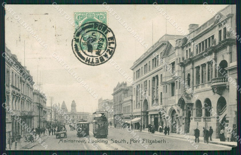 South Africa Port Elizabeth HOLE ABRADED postcard XC1300 – fronte