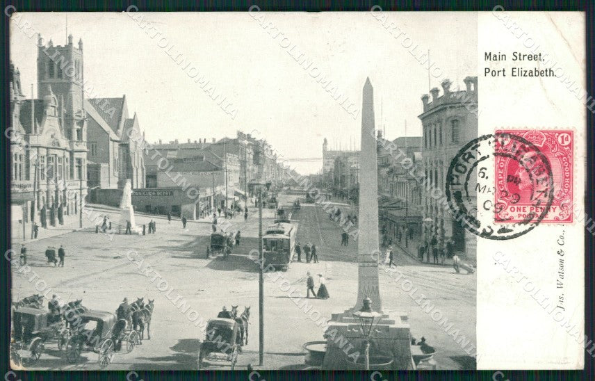 South Africa Port Elizabeth CORNER CREASES postcard XC1302 – fronte