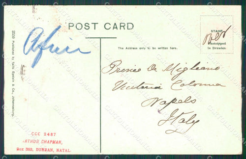 Africa Victoria Falls Zimbabwe Zambia postcard XC1314 – retro