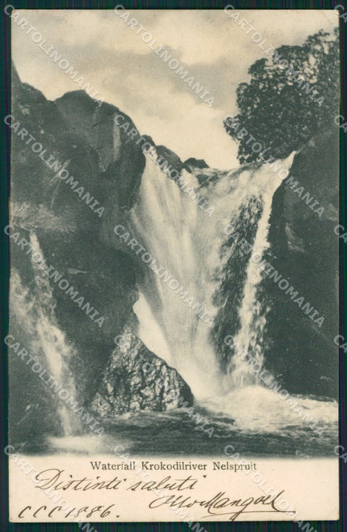 Africa Victoria Falls Zimbabwe Zambia postcard XC1320 – fronte