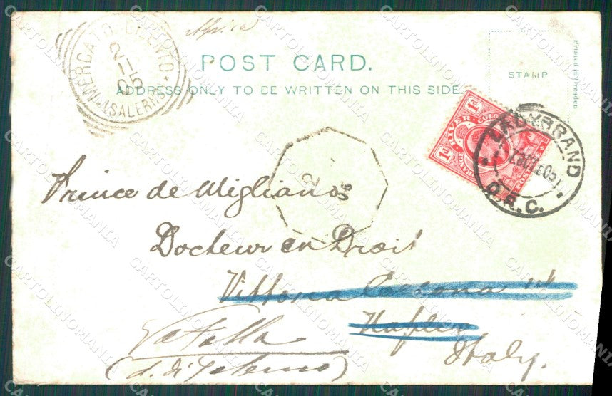 Africa Durban Ethnic Zulu postcard XC1325 – retro