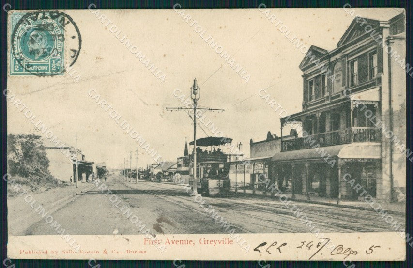 South Africa Durban Greyville CREASES postcard XC1331 – fronte