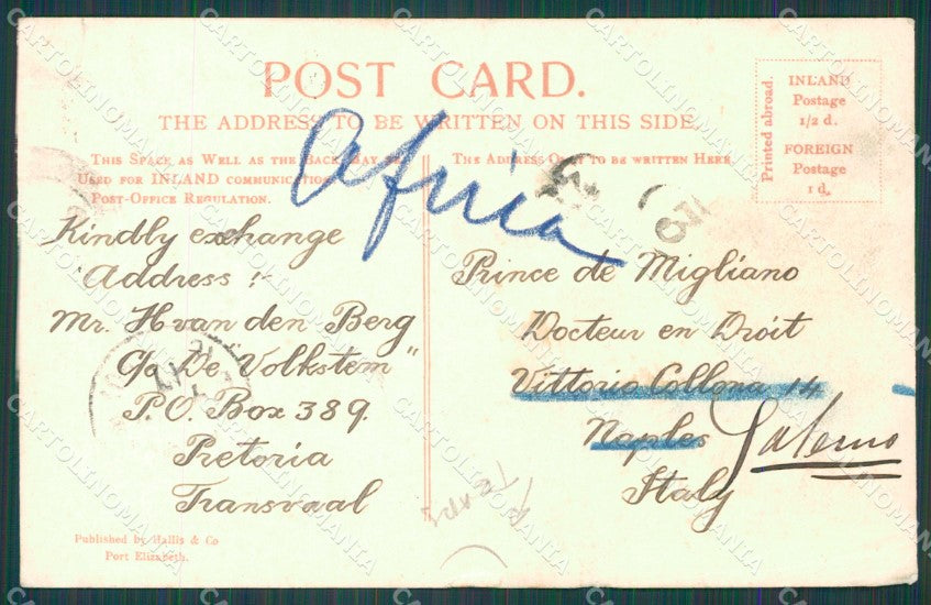 South Africa Middelburg TEARS postcard XC1335 – retro
