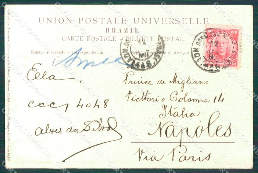 Brazil Manaus postcard XC1393 – retro