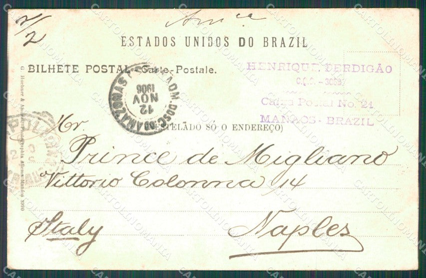 Brazil Manaus postcard XC1396 – retro
