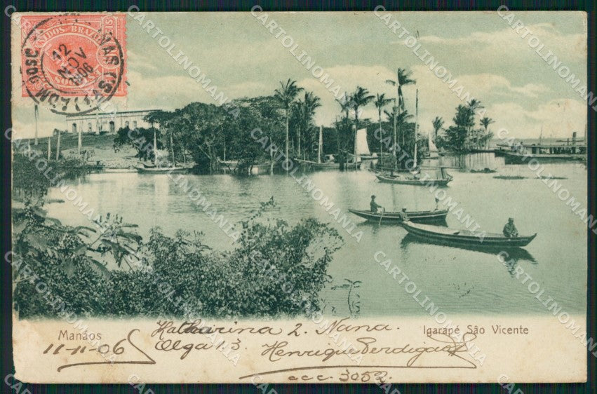 Brazil Manaus postcard XC1399 – fronte