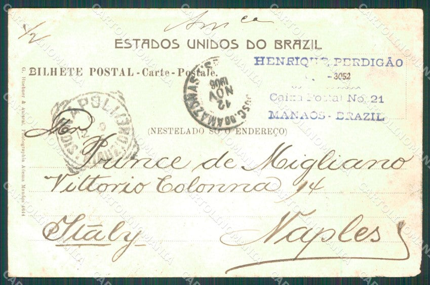 Brazil Manaus postcard XC1399 – retro