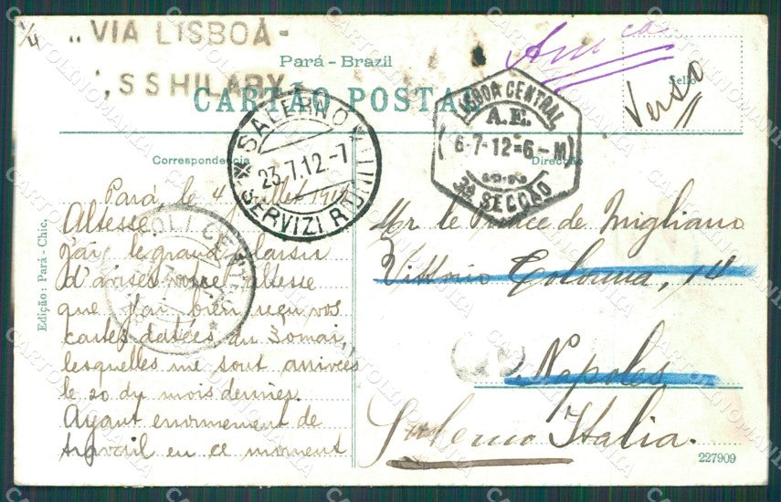 Brazil Parà Belem postcard XC1468 – retro