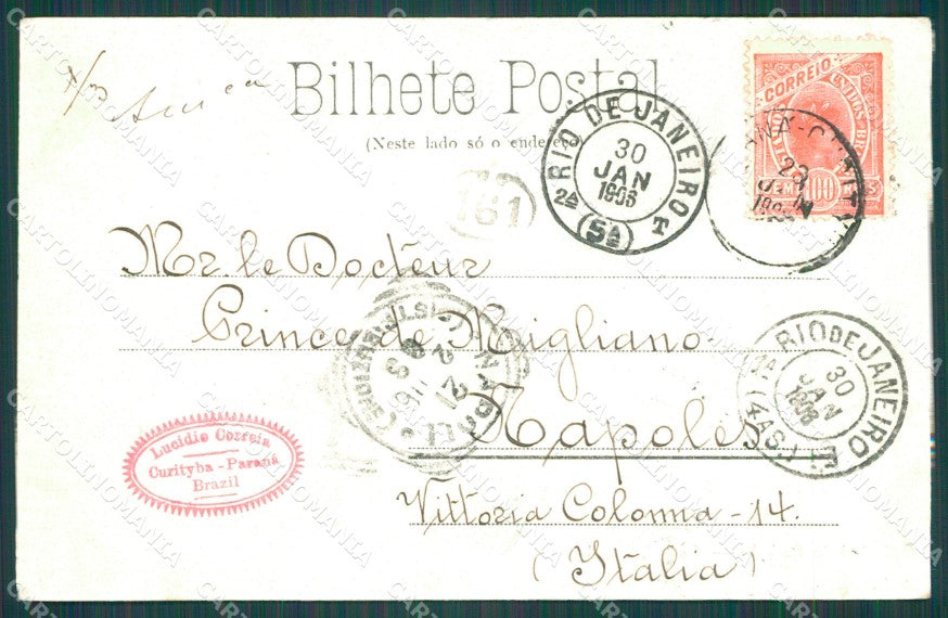 Brazil Curitiba Curityba postcard XC1507 – retro