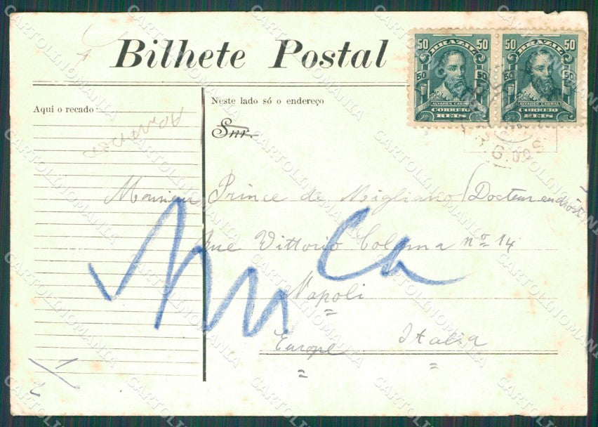 Brazil Pelotas Historia Nacional ABRADED postcard XC1513 – retro