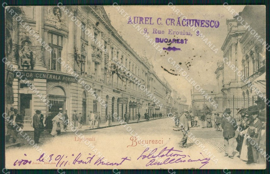 Romania Bucarest Bucuresci postcard XC1544 – fronte