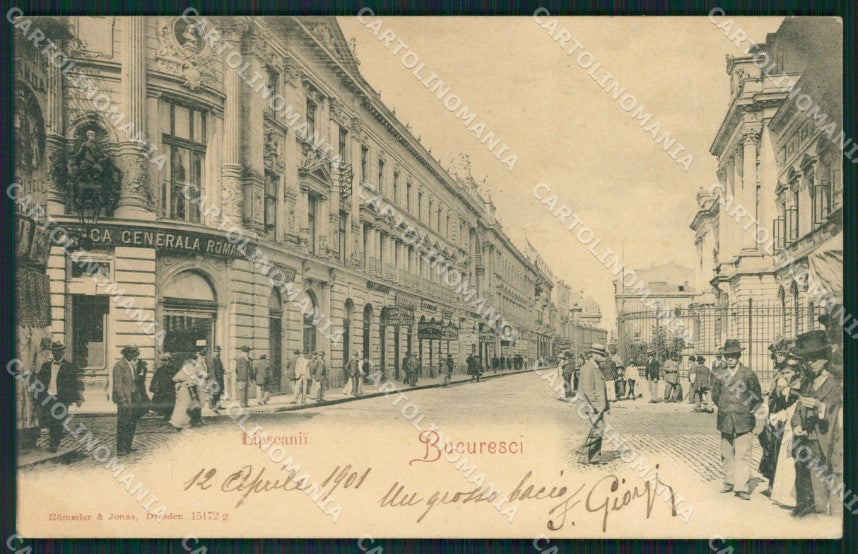 Romania Bucarest Bucuresci SOFT CORNER CREASES postcard XC1547 – fronte