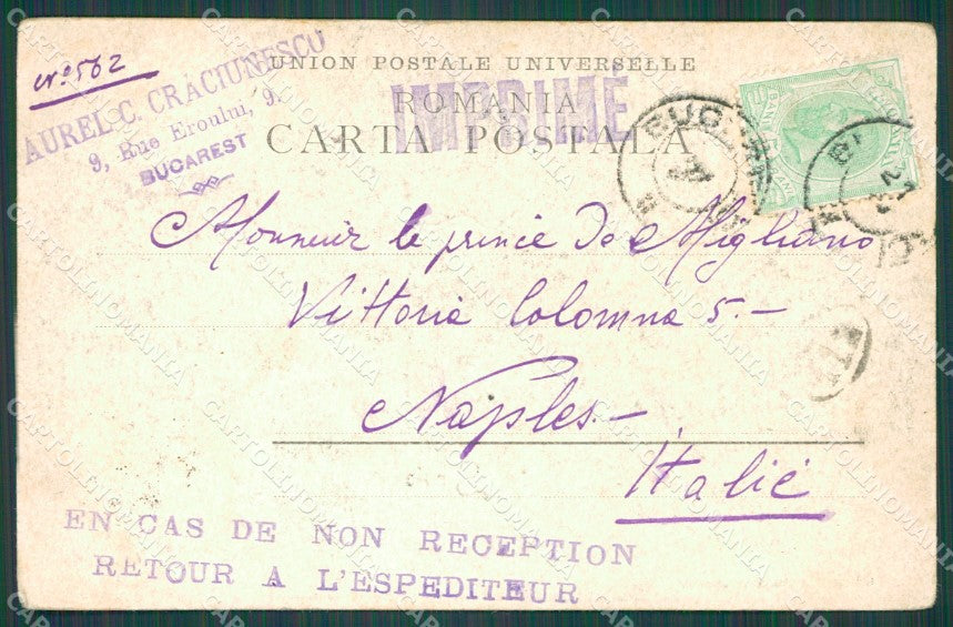 Romania Muntenia Prahova Sinaia postcard XC1590 – retro