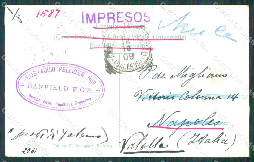Argentina Buenos Aires postcard XC1805 – retro
