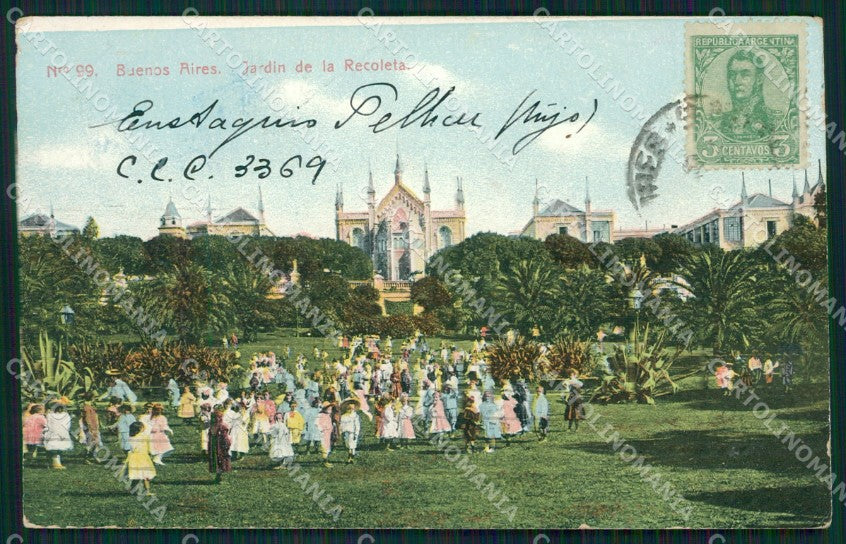 Argentina Buenos Aires postcard XC1807 – fronte