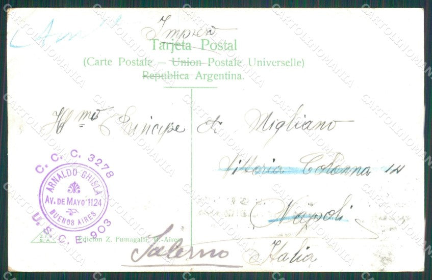 Argentina Buenos Aires postcard XC1823 – retro