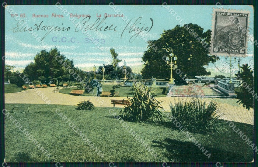 Argentina Buenos Aires postcard XC1825 – fronte