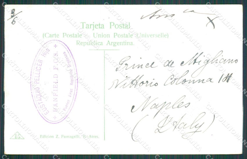 Argentina Buenos Aires postcard XC1825 – retro