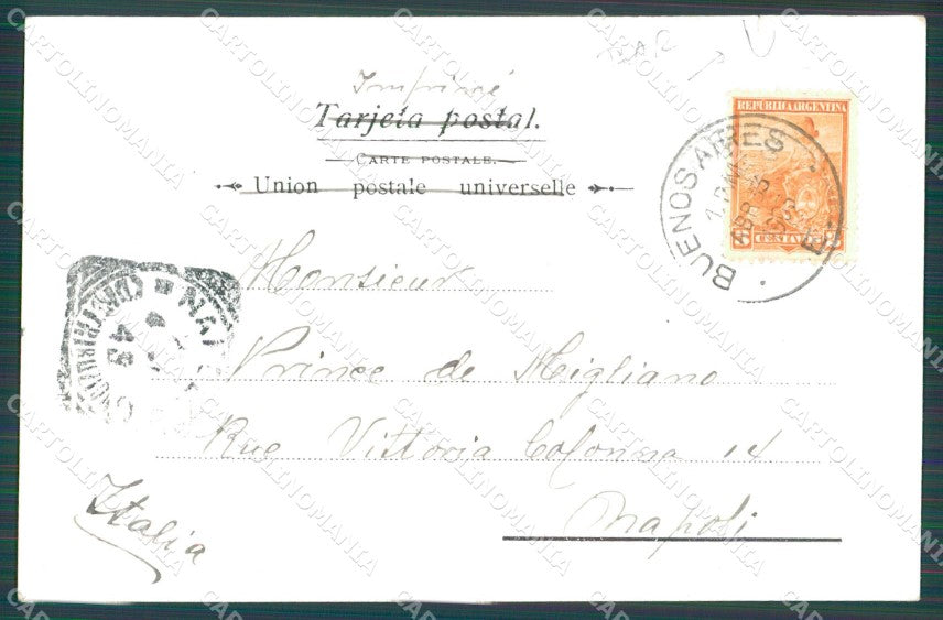 Argentina Buenos Aires TEAR postcard XC1838 – retro